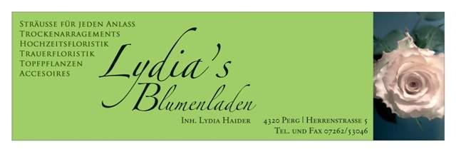 Lydia's Blumenladen Logo